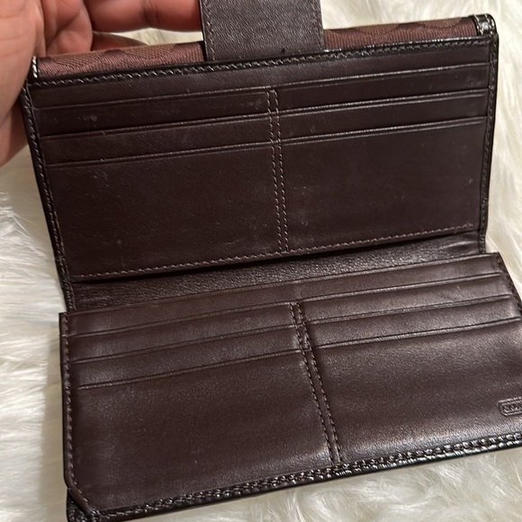 Coach Canvas and Leather Wallet - Picture 5 of 8